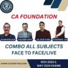 COMBO ALL SUBJECTS FACE TO FACE/LIVE BATCH NOV 2023 & MAY 2024