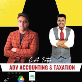 CA Inter Group 1 Combo - Adv Accounting + Taxation (New Syllabus)