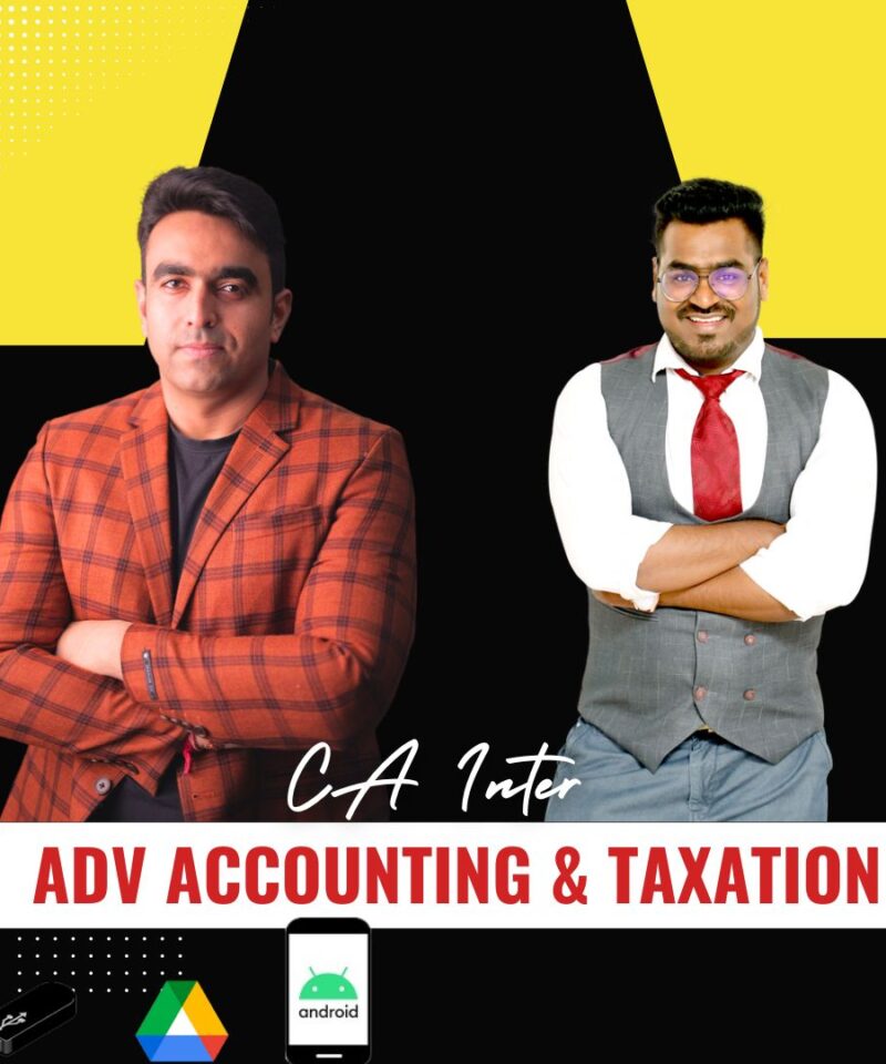 CA Inter Group 1 Combo - Adv Accounting + Taxation (New Syllabus)