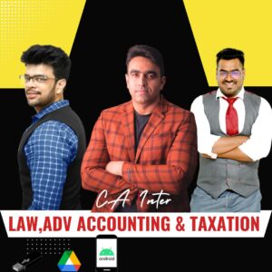CA Inter Group 1 Combo – Law + Adv Accounting + Taxation (New Syllabus)