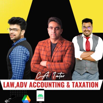 CA Inter Group 1 Combo – Law + Adv Accounting + Taxation (New Syllabus)