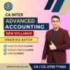 CA INTER ADVANCED ACCOUNTING Nov 24 Ongoing Batch