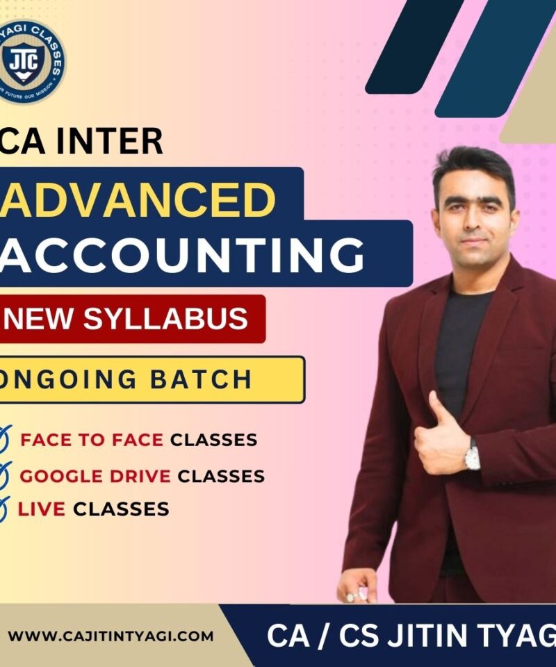 CA INTER ADVANCED ACCOUNTING Nov 24 Ongoing Batch
