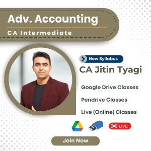 CA Inter Advanced Accounting for Sep25 / Jan26