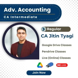 CA Inter Adv. Accounting Regular Classes | Jan, May, Sept 2026 Exams