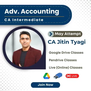 CA Inter Advanced Accounting Regular Classes | May 2026 Exams