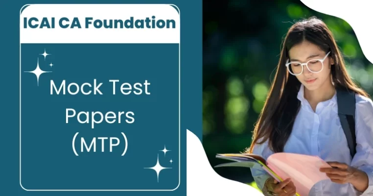 ICAI CA Foundation Mock Test Paper MTP