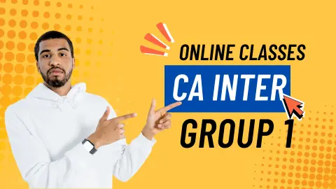 Online Classes CA Inter Group 1 - Adaptation of digital era
