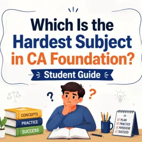 Which Is the Hardest Subject in CA Foundation? Student Guide featuring Accounting, Business Laws, Quantitative Aptitude, and Business Economics