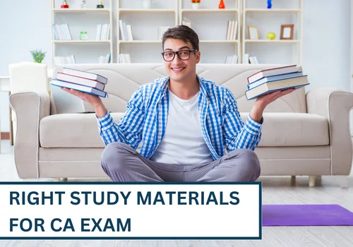 Right Study Materials for CA Exam